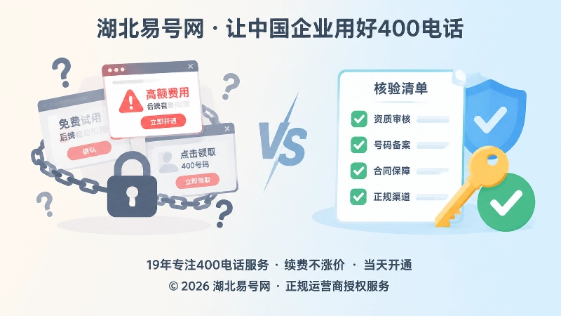 左侧骗局收费，右侧正规核验流程对比